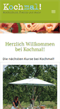 Mobile Screenshot of kochmal-berlin.de